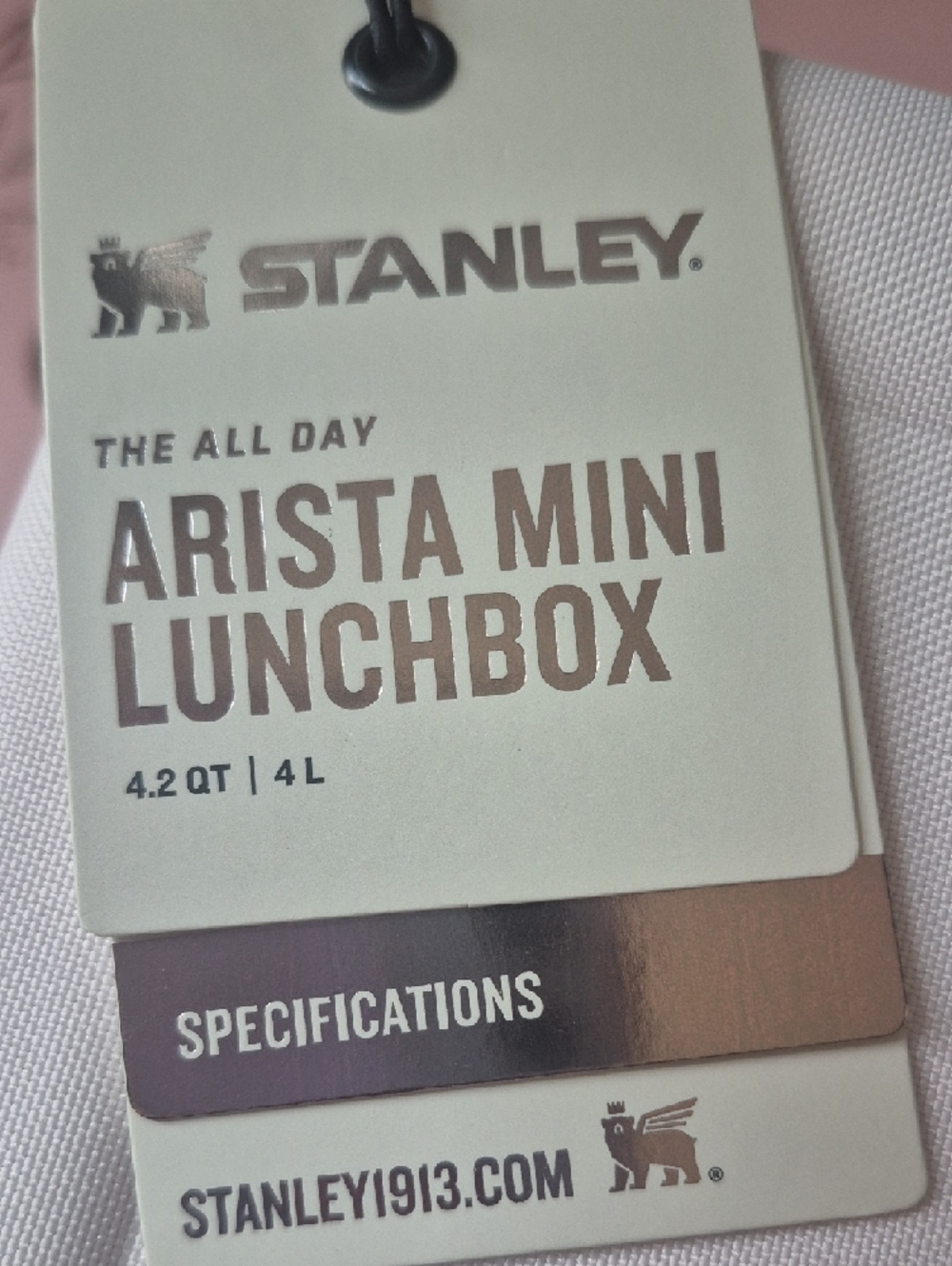 Stanley pale pink textured travel case - Picture 2 of 4